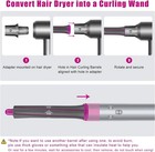 Hair Curling Iron Barrels   Round Brush Attachment For Dyson Supersonic Hair Dry