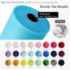 54 Inch By 20 Yards Turquoise Tulle Fabric Rolls Spool For Wedding Decor