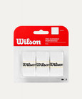 Wilson Pro Overgrip Perforated 3 Pack - White - Tennis - Badminton - Squash  whi