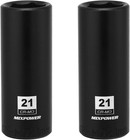 1 2 Inch Drive Deep Impact Socket  Cr-mo  21mm  6 Point  Radius 21mm - 2 Pack