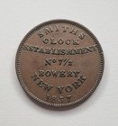 1837 New York City Hard Times Token - Smith s Clock Establishment -  Ht-314