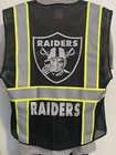         las Vegas Raiders Work Safety Vest Ppe W reflective Skull Logo M l xl 2xl