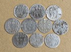 10 Pcs 1700  Netherlands Voc 2 Stuiver Mix Province Silver Coin_b929