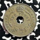 1908 British West Africa 1 Penny Lot t9709