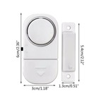 6 Pcs Wireless Home Window Door Burglar Security Alarm System Magnetic Sensor