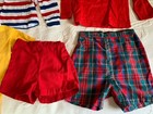 Vintage 70   s Children   s Clothing Lot Boys Girls Size 4 5 6 Shorts  Tops Blouse