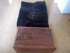 New Large Tree Of Life Hand-carved Wooden Cremation Urn Adult App7 5   x5 25   x3 5   