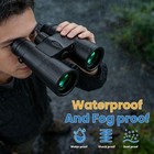 12x42 Hd Military Zoom Powerful Binoculars Day low Night Optics Hunting   Case