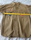 Vintage Boy Scouts Of America Uniform Shirt Bsa Badge Late 1940 s Long Sleeve