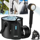 Portable Camping Shower 8000mah Rechargeable Outdoor Camp Pump For Hiking Travel