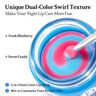 Spodare Blueberry Lip Mask Overnight  Swirl 1 Count  pack Of 1   Blue Pink