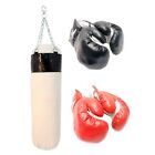 Punching Bag W  2 Pairs Of Boxing Gloves Mma Training Sparring Canvas Heavy Duty