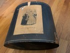 Antique Godey   s Americanized Paris Fashions 1860 Wooden Oval Container