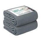 9x12 Ft Canvas Drop Cloths - Pack Of 2  8oz All-purpose Painters Tarps For Floor