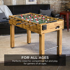48in Competition Sized Foosball Table  Arcade Soccer Table For Home  Game Room  
