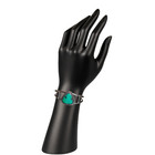 Vintage Sterling Silver Native American Blue Turquoise Cuff Bracelet