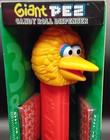 Giant Sesame Street Big Bird Musical Pez Dispenser - 12  Tall - New In Box Nos