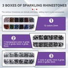Purple Hot Fix Rhinestone Applicator Wand Tool Kit With 3 Boxes Of Crystals Diy
