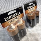 2 Packs Of 4 Duracell Coppertop D Batteries - 8 Total - Brand New