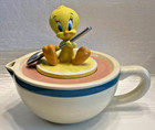 Rare  Warner Brothers Looney Tunes Tweety Bird Teapot   Vintage 1998 New In Box
