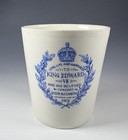 Royal Doulton King Edward Vii Queen Alexandra Coronation Beaker 3 3 4   