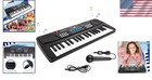 37-key Kids Piano Keyboard With Microphone - Portable Musical Toy For Ages 3-6