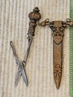 Unique    Early 1900s Custom Made Excaliber Sword Scissor Letter Opener L  k   