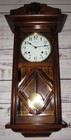 Antique Ansonia  barcelona  Wall Clock 8-day  Time strike  Key-wind