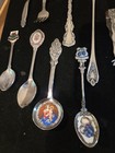 Collection Of Vintage Silver-plated  Sterling And Enamel Flatware 