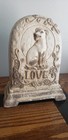Dog Memorial Tombstone Headstone Ceramic 