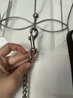 Brown Leather Horse Lead Rope With Chain