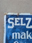 Rare Antique Selz Shoes Sign Stewart Hunt Mercantile Paonia Co 1905-1908