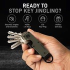 Rossm Key Organizer - Compact Minimalist Metallic Key Holder   Holds 2-6 Keys