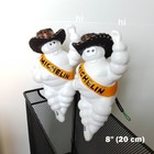 2x8  Bibendum Michelin Man Collectible Doll  led hat Ads Tire Decor Welcome  hi 