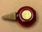 White Fire Grossmith Rare Vintage Miniature Cranberry Small Glass Bottle Rare