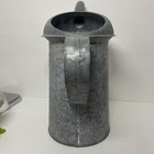 Vintage Galvanized Steel 1 2 Gallon Oil Can With Spout 10 5   