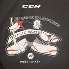 Ccm Hockey Shirt Shane Clifford Goalie School Graphic Black Men   s Size Large