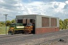 Bachmann Scene Scapes 35116  Ho Scale Double-stall Engine House Shed