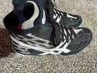 Asics Split Second Wrestling Mens Shoes Size 7 Black White J203y 