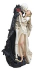 Ebros Wedding Bride And Death Angel Grim Reaper Skeleton The Kiss Figurine