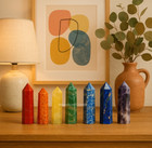 Pride2026 7-chakra Crystal Tower Point Rainbow Set Home Decor Energy Reiki Gifts