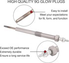12639701 Diesel Glow Plugs 9g For Duramax Lly Lml Lmm Chevy gmc Lbz Lgh 6 6l  20