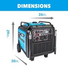 Pulsar 10500 Watt Tri-fuel Inverter Generator With Remote Start   Co Sentry