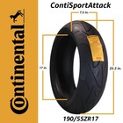 Continental Contisportattack 190 55zr17 R Motorcycle Tire