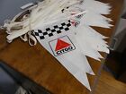 Vintage Citgo 70s String Gas Station 48 Flag Advertising Banner 100ft Rare