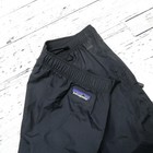 Patagonia Pants Youth Xl 14 Black H2no Rain Shell Waterproof Nylon Ankle Hiking