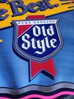 Old Style Beer Mirror 80s 1990s Mirrored Retro Sign Frame Needs Repair Bar