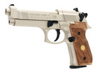 Factory Refurbished Beretta M92 Fs Co2  177 Cal Pellet Pistol Nickel wood