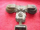 Vintage Pair Barn shed Door Rollers With Hangers 