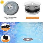 5 5w Led Solar Fountain With Various Nozzles multi-color Pond Pump With Battery